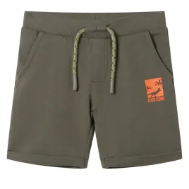 szorty-dzieciece-ze-sznurkiem-ciemne-khaki-116
