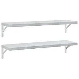 polki-scienne-2-szt-100x30-cm-srebrna-stal-nierdzewna