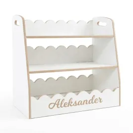 personalizowany-organizer-montessori-bialy-73-cm-regal-na-zabawki