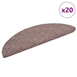 maty-na-schody-samoprzylepne-20-szt-56x17x3-cm-jasnobrazowe-polokragl