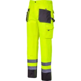 spodnie-robocze-do-pasa-ostrzegawcze-zolte-lahti-pro-l40525-l