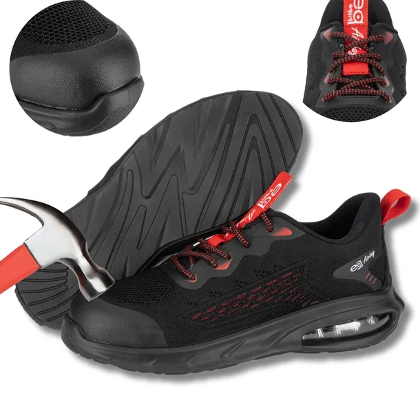 Lekkie Buty ROBOCZE EQUIQ S1 FO SR Airbag oddychające półbuty wytrzymałe 46