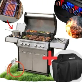 grill-gazowy-zeliwny-4-2-85-kg-225-kw-wytrzymaly-proline-pokrowiec