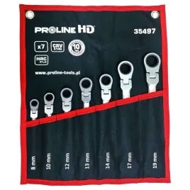 klucze-oczkowo-plaskie-przegubowe-grzechotka-8mm-19mm-7el-proline-35497