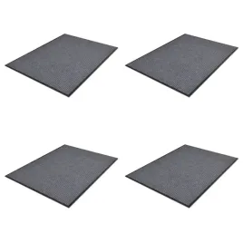 wycieraczki-z-pvc-4-szt-szare-90-x-60-cm