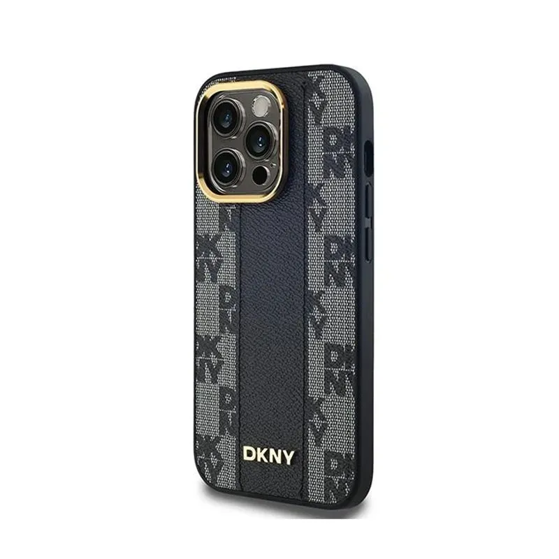 dkny-leather-checkered-mono-pattern-magsafe-etui-iphone-14-pro-max-czarn