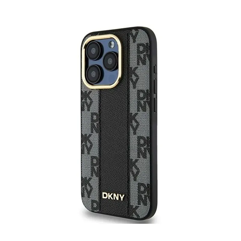dkny-leather-checkered-mono-pattern-magsafe-etui-iphone-15-pro-max-czarn