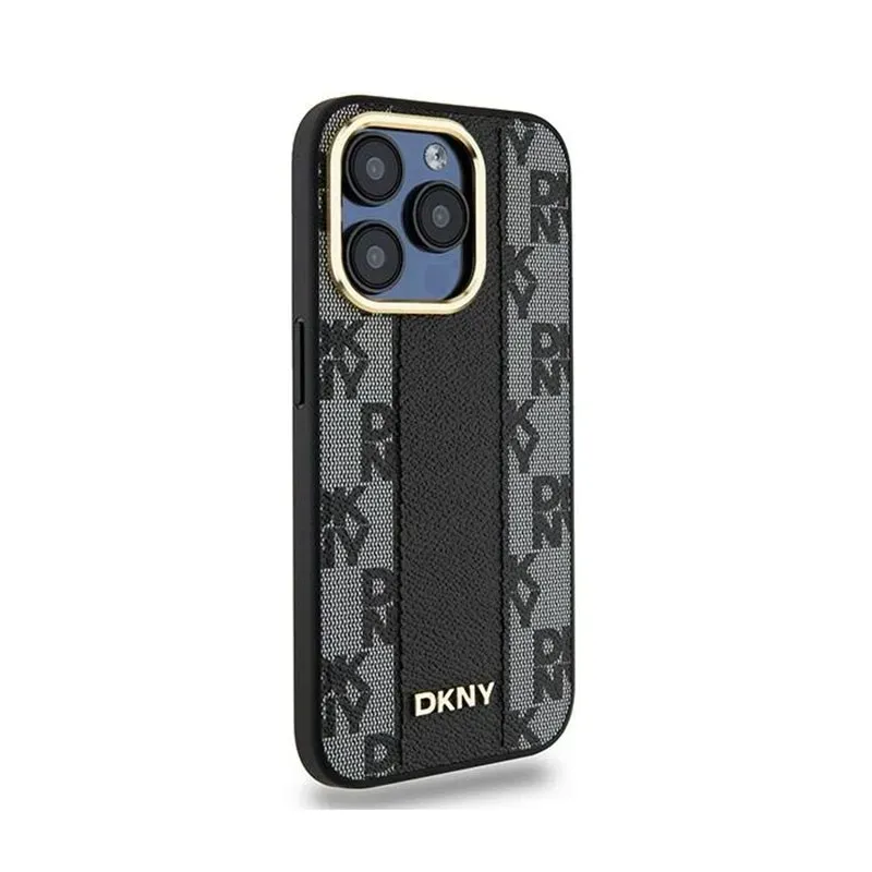 dkny-leather-checkered-mono-pattern-magsafe-etui-iphone-15-pro-max-czarn