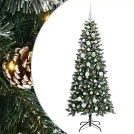 nowoczesna-sztuczna-choinka-led-150-cm-z-cieplym-swiatlem-i-stalowym-sto