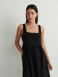 czarna-sukienka-midi-z-lnem-reserved-xs