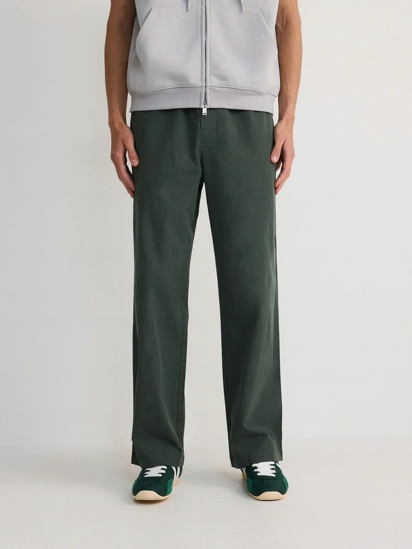 zielone-spodnie-joggery-reserved-s-stan-nowy