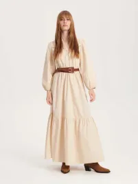bezowa-bawelniana-sukienka-maxi-reserved-xs