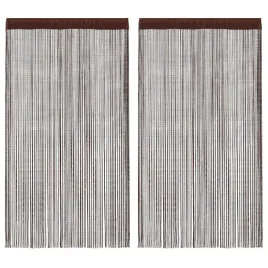 zaslony-sznurkowe-2-sztuki-100-x-250-cm-brazowe