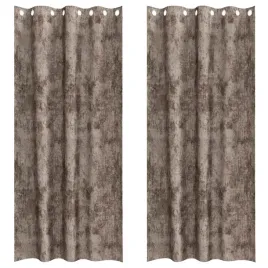 zaslony-z-weluru-2-pcs-cappuccino-245-x-140-cm-aksamit