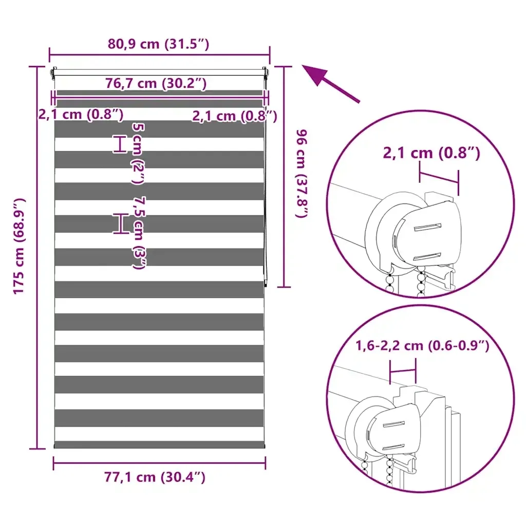 roleta-zebra-809x175-cm-szerokosc-tkaniny-767-cm-szara-stan-nowy