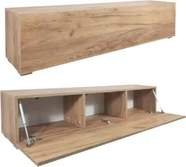 szafka-rtv-pod-telewizor-135x30x30cm-komoda-zloty-dab-wiszaca-stojaca