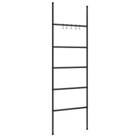 stojak-drabina-na-reczniki-z-5-poziomami-czarny-58x175-cm