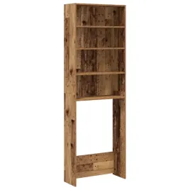 szafka-na-pralke-stare-drewno-64x24x190-cm