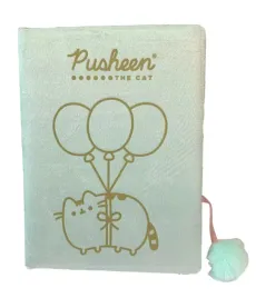 pusheen-zamszowy-notes-pamietnik-pluszowy-mieciutki-mint-pastel