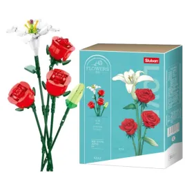klocki-sluban-kwiatki-roze-i-lilia-flowers-267-el