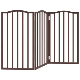 skladana-bramka-dla-psa-3-panele-brazowy-dab-150-cm