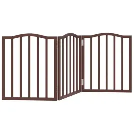 skladana-bramka-dla-psa-3-panele-brazowy-dab-150-cm