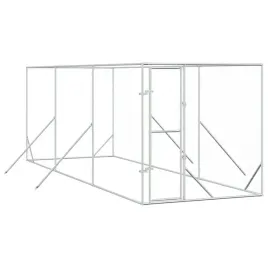 kojec-zewnetrzny-dla-psa-srebrny-2x6x2-m-stal-galwanizowana