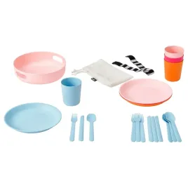 ikea-marulk-21-elementowy-zestaw-piknikowy-rozowy-niebieski-4-osoby