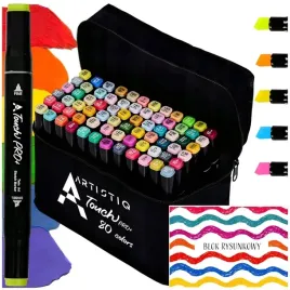 markery-alkoholowe-flamastry-artistiq-touch-cool-pro-zestaw-80-sztuk-etui