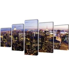 zestaw-obrazow-canvas-200-x-100-cm-nowy-jork-z-lotu-ptaka