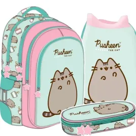 plecak-szkolny-pusheen-dla-dziewczynki-klasa-1-3-piornik-worek-puszin
