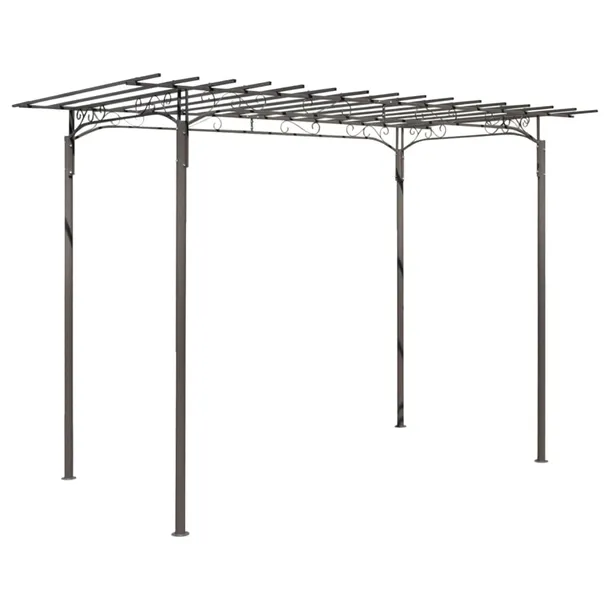 stalowa-pergola-ogrodowa-z-lukiem-antracyt-190x320-cm-stan-nowy-material-wykonania-metal