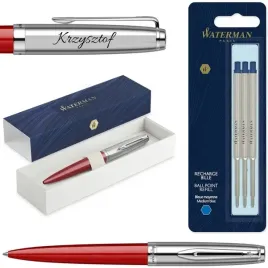 embleme-waterman-oryginalny-dlugopis-czerwony-prezent-wklady-gratis-grawer