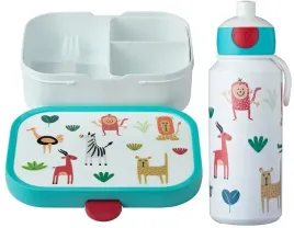 mepal-zestaw-lunchbox-sniadaniowka-bidon-dzieci-animal-friends-kanapek