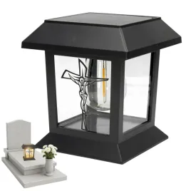 lampion-na-grob-statuetka-krzyzem-znicz-solarny-led-nowoczesny-dzien-mamy