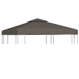 zadaszenie-altany-2-poziomowe-310-g-m-3-x-3-m-taupe