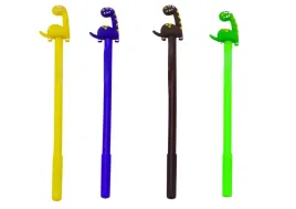dlugopis-z-dinozaurem-zatyczka-czarny-wklad-mix-brazowy-zolty-0-5mm