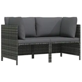 2-osobowa-sofa-ogrodowa-z-poduszkami-polirattan-szara