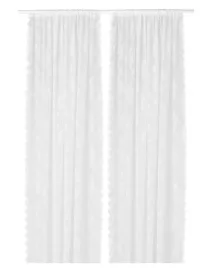 ikea-alvine-spets-firanki-1-para-kremowy-145x300cm