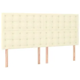 zaglowki-do-lozka-4-szt-kremowe-100x5x78-88cm-sztuczna-skora