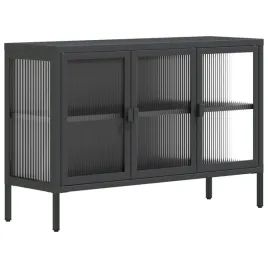 szafka-czarna-105x35x70-cm-szklo-i-stal