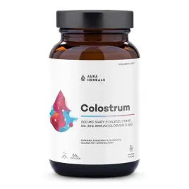 aura-herbals-colostrum-500mg-slodka-malina-proszek-66g