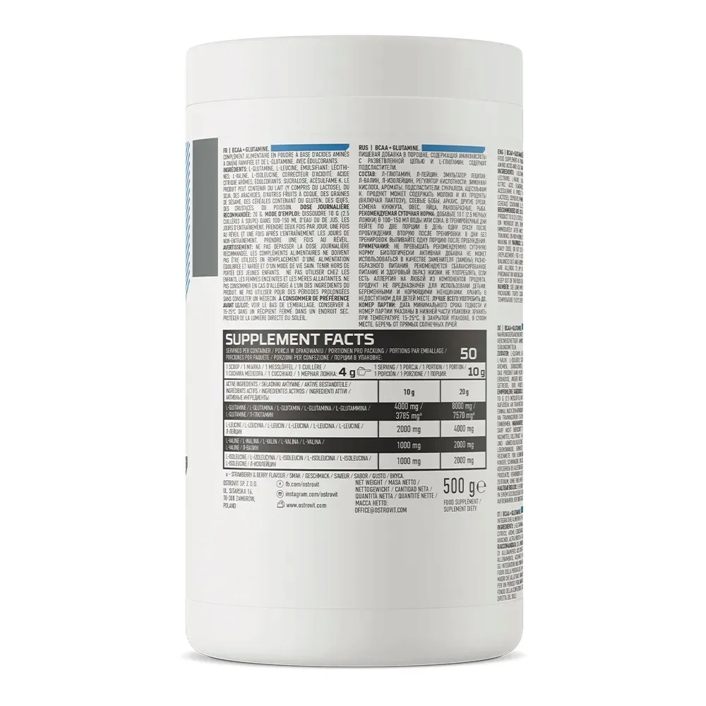 ostrovit-bcaa-glutamina-500-g