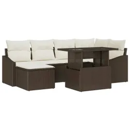 zestaw-sof-na-ogrod-z-poduszka-7-pcs-brazowy-i-kremowy