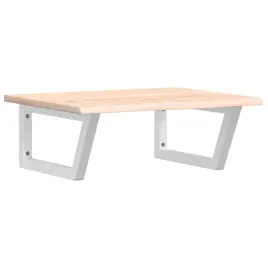 polka-scienna-pod-umywalke-stal-i-lite-drewno-debowe