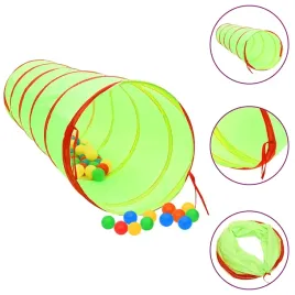 tunel-do-zabawy-dla-dzieci-250-pilek-zielony-175-cm-poliester