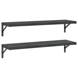 polki-scienne-2-szt-100x30-cm-czarna-stal-nierdzewna