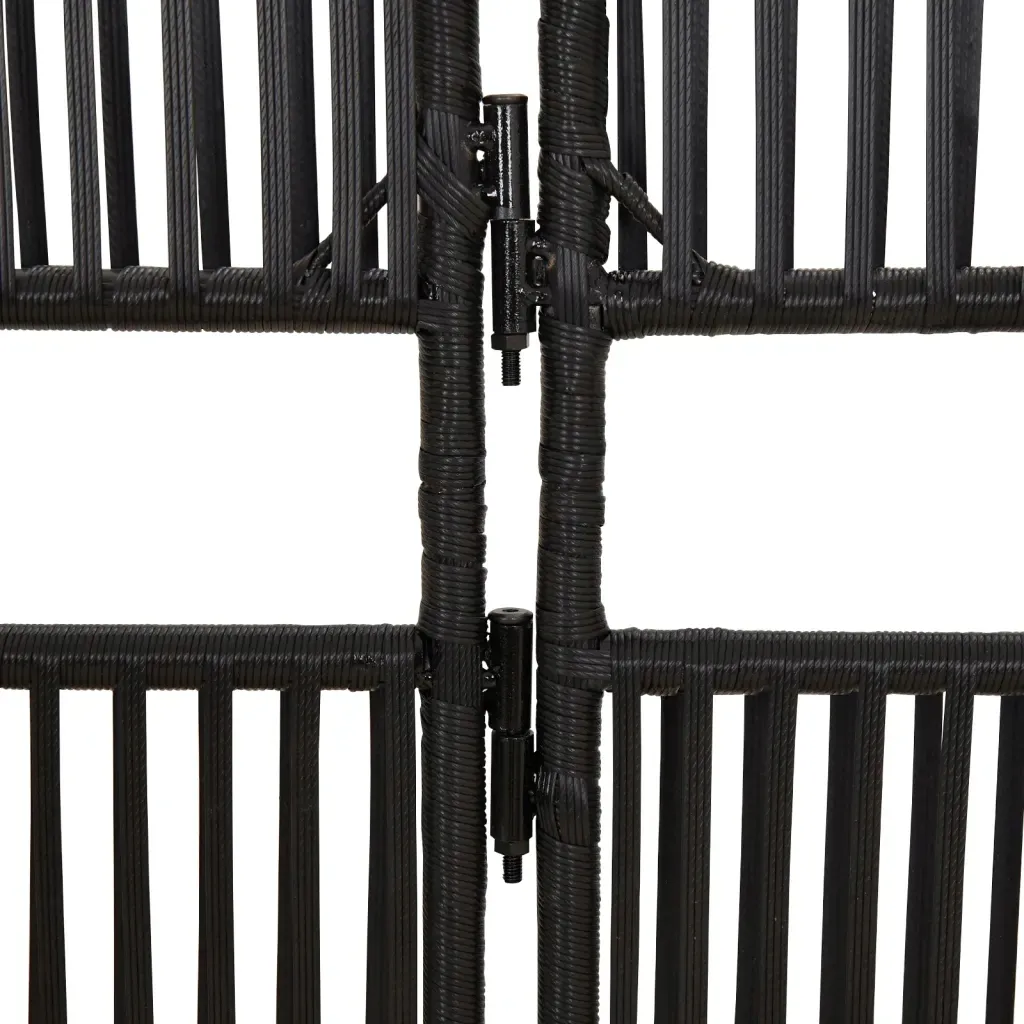 parawan-6-panelowy-czarny-polirattan-stan-nowy