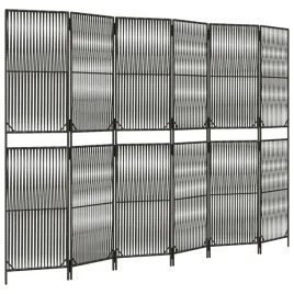 parawan-6-panelowy-szary-polirattan