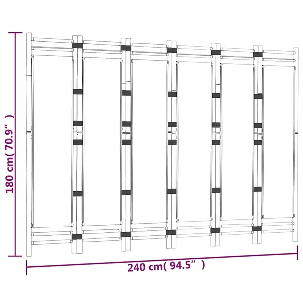 skladany-parawan-6-panelowy-240-cm-bambus-i-plotno-kolor-skrzydla-kremowy